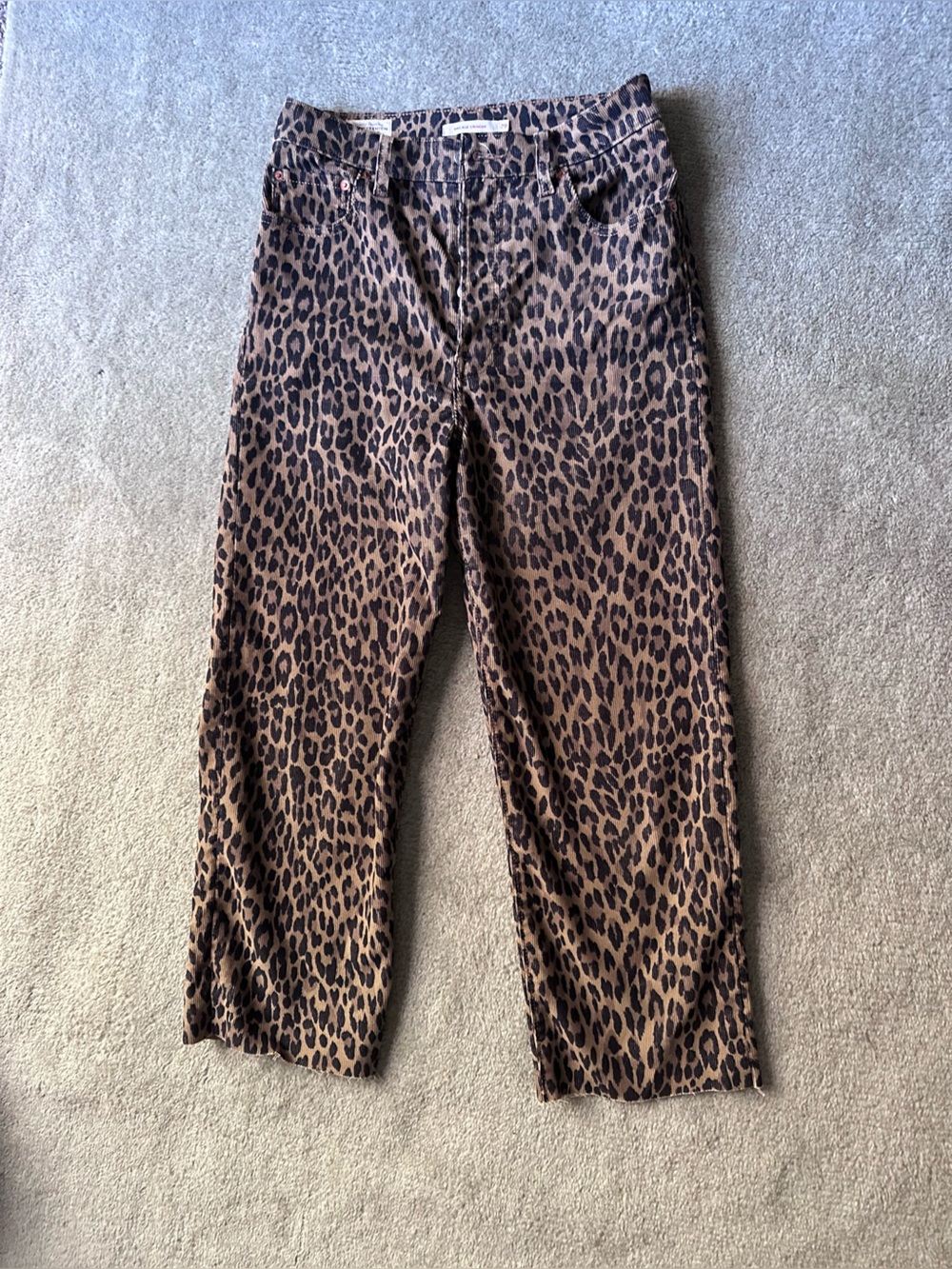 Levi's Girls Leopard Print Jeans - Brown & Black